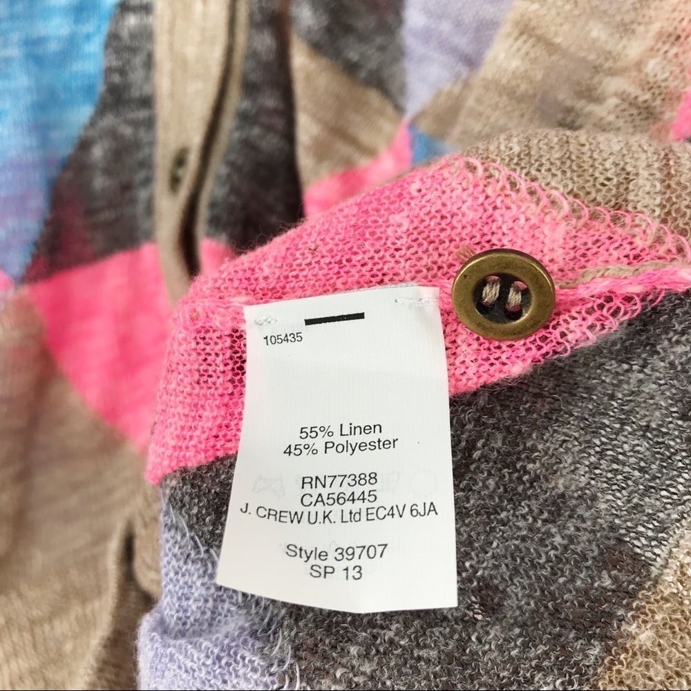 Madewell Geometric Triangle Button Up Cardigan Sw… - image 8